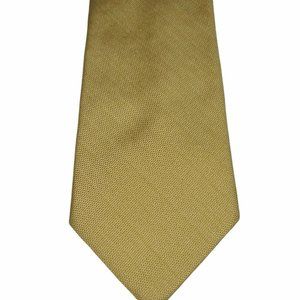 Brooks Brothers Mens Silk Necktie Yellow